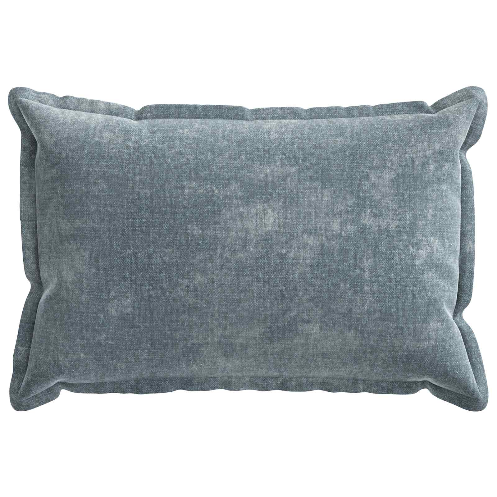 Kussensloop 6 st HOUTEN Lichtblauw 50 x 70 cm Chenille Stof