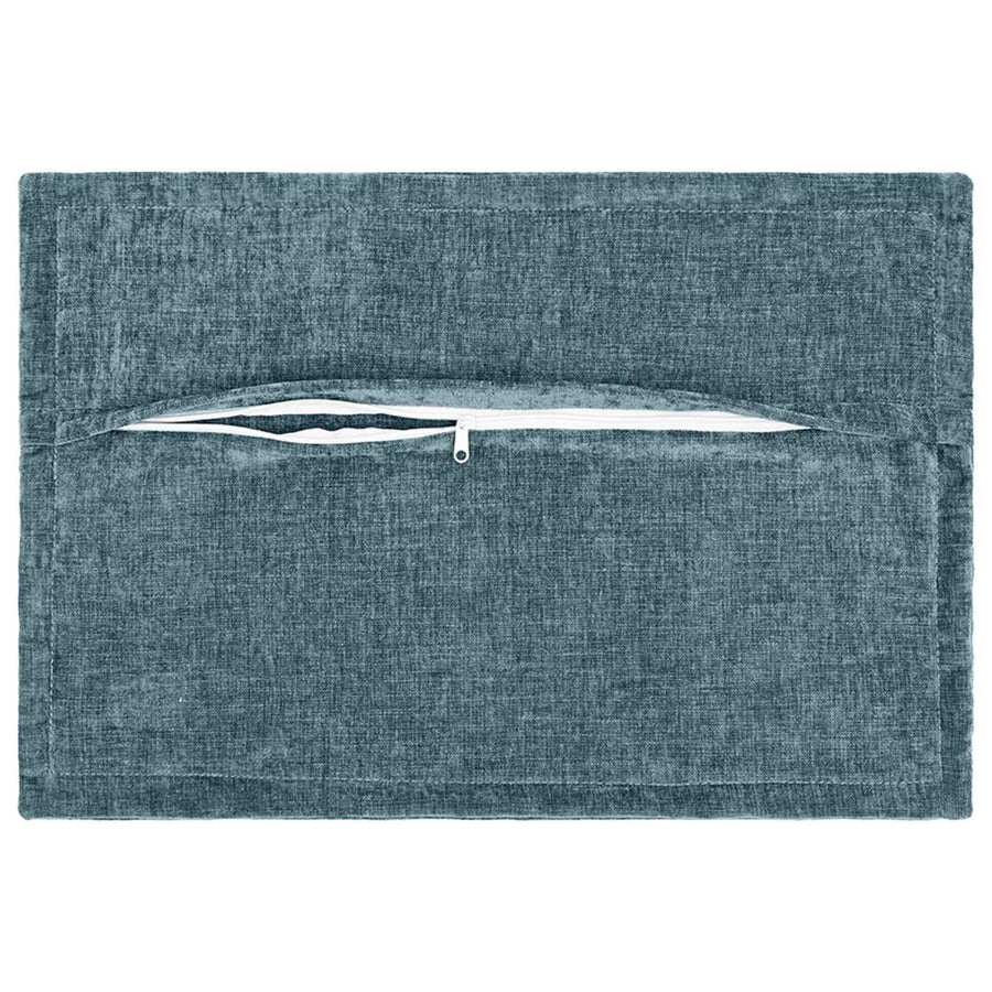 Kussensloop 6 st HOUTEN Blauw 50 x 70 cm Chenille Stof