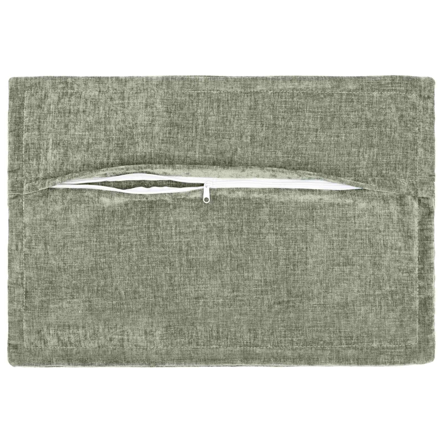 Kussensloop 6 st HOUTEN Groen 50 x 70 cm Chenille Stof