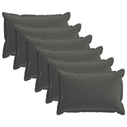 Kussensloop 6 st HOUTEN Antraciet 50 x 70 cm Polyester