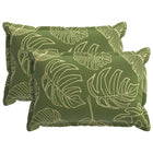 Kussensloop 2 st HOUTEN Bladontwerp 50 x 70 cm Polyester
