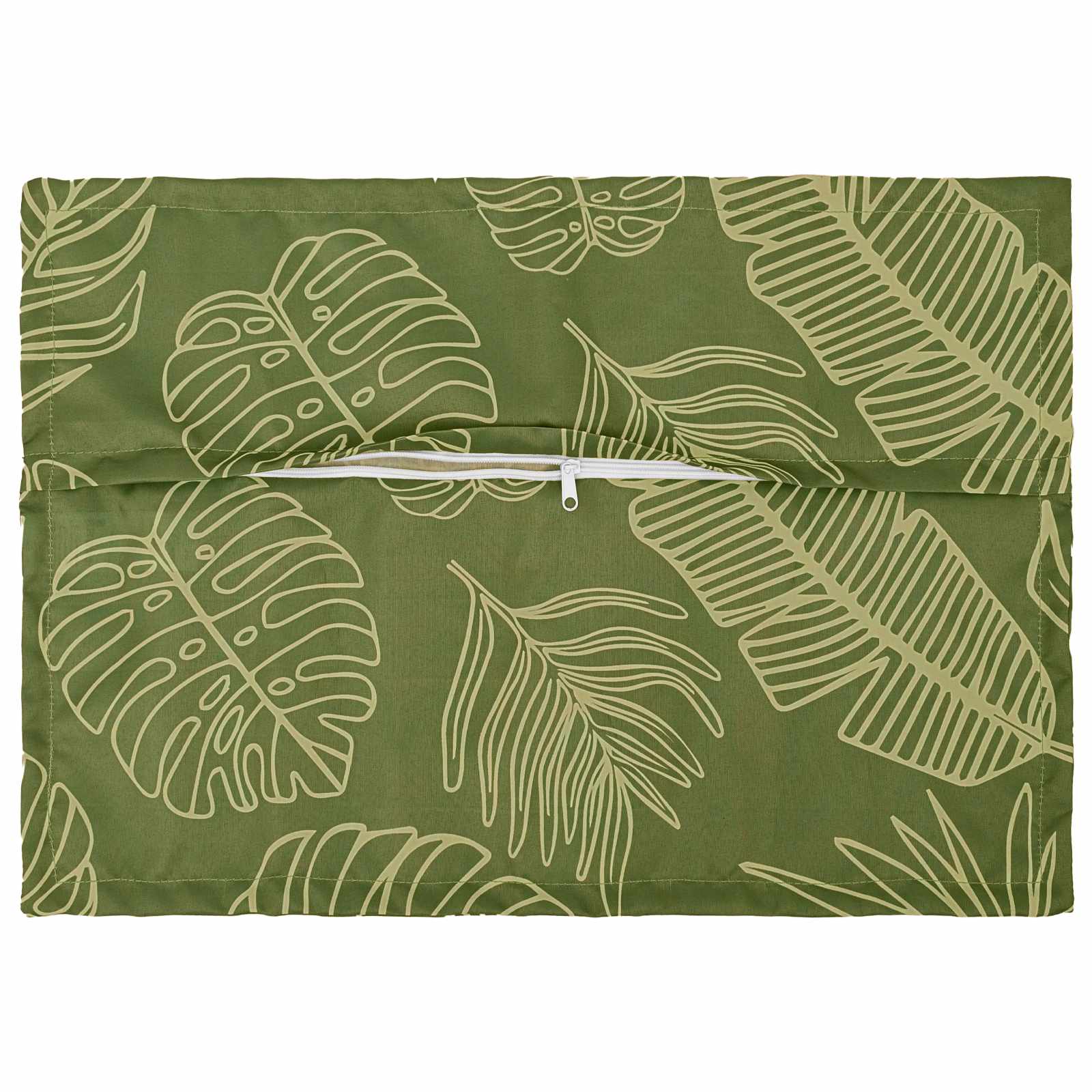 Kussensloop 6 st HOUTEN Bladontwerp 50 x 70 cm Polyester