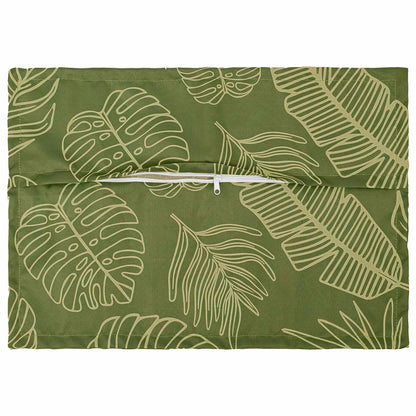 Kussensloop 6 st HOUTEN Bladontwerp 50 x 70 cm Polyester