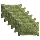 Kussensloop 6 st HOUTEN Bladontwerp 50 x 70 cm Polyester