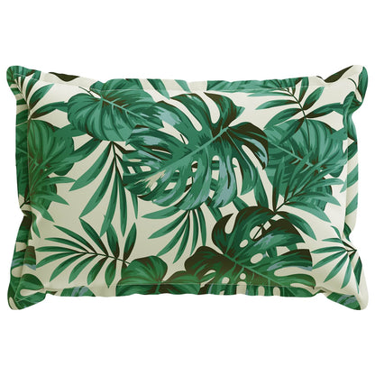 Kussensloop 2 st HOUTEN Bladpatroon 50 x 70 cm Polyester