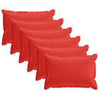Kussensloop 6 st HOUTEN Rood 50 x 70 cm Polyester