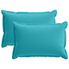 Kussensloop 2 st HOUTEN Turquoise 50 x 70 cm Polyester