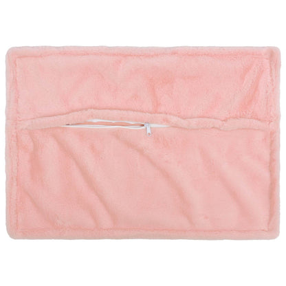 Kussensloop 6 st HOUTEN Roze 50 x 70 cm Nep Konijnenbont