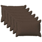 Kussensloop taupe 50 x 75 cm 6 stuks