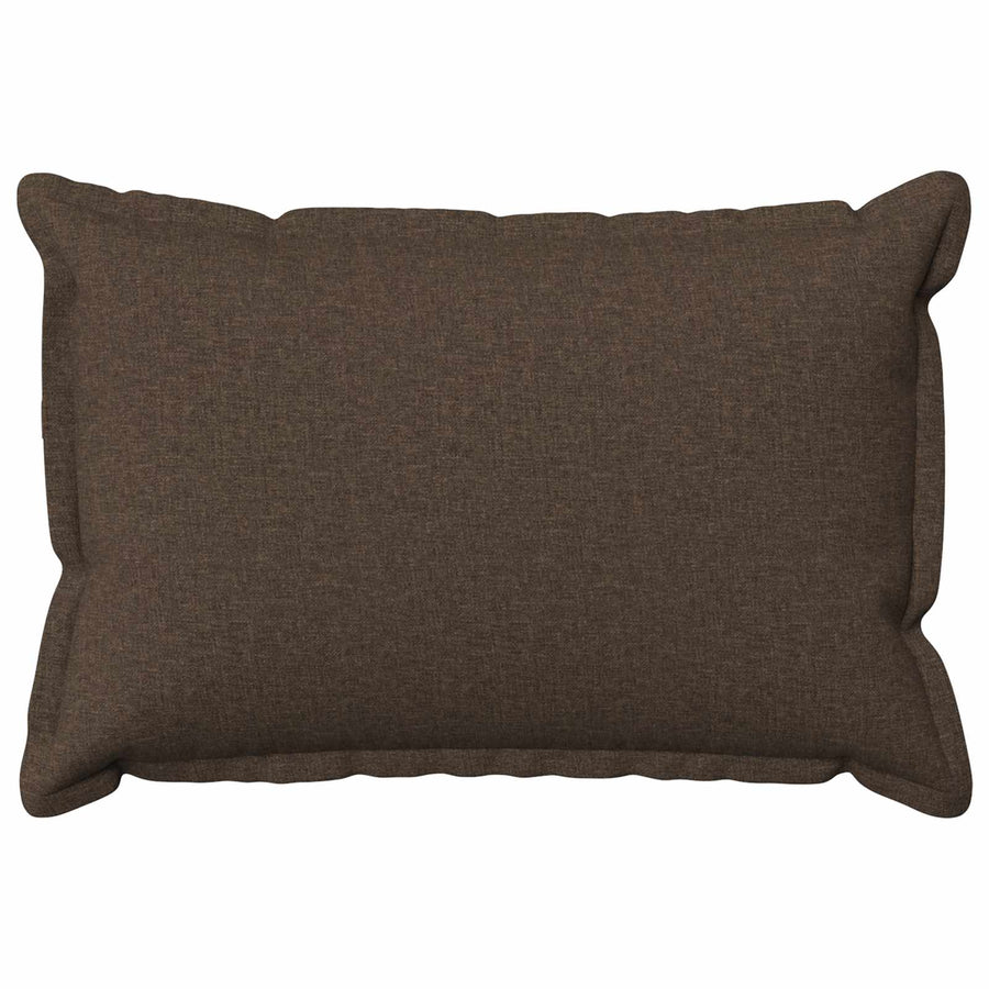 Kussensloop 6 pcs HOUTEN Taupe 50 x 75 cm Faux Linnen