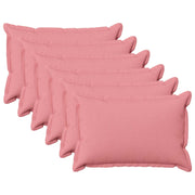 Kussensloop roze 50 x 75 cm (6 stuks)