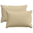 Kussensloop 2 st HOUTEN Lichtgroen Grijs 50 x 75 cm corduroy