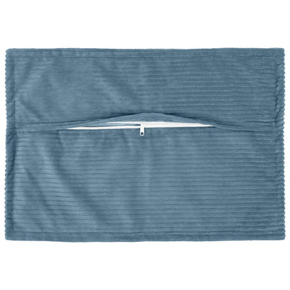 Kussensloop 2 st HOUTEN Blauw 50 x 75 cm corduroy