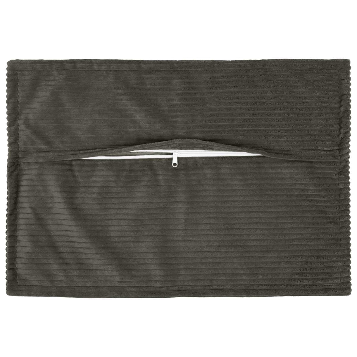 Kussensloop 2 st HOUTEN Antraciet 50 x 75 cm corduroy