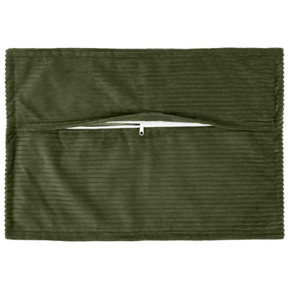 Kussensloop 2 st HOUTEN Groen 50 x 75 cm corduroy