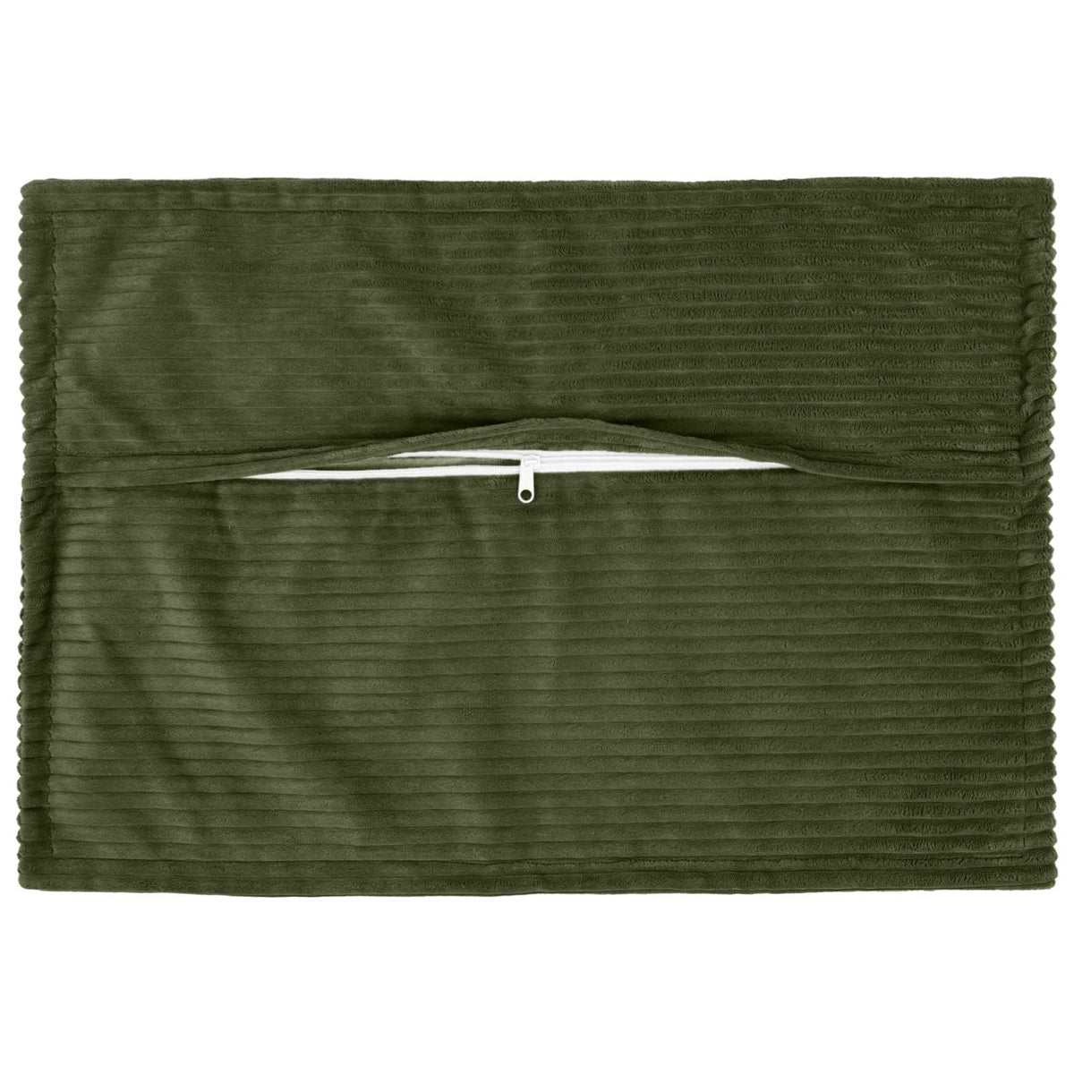 Kussensloop 6 st HOUTEN Groen 50 x 75 cm corduroy