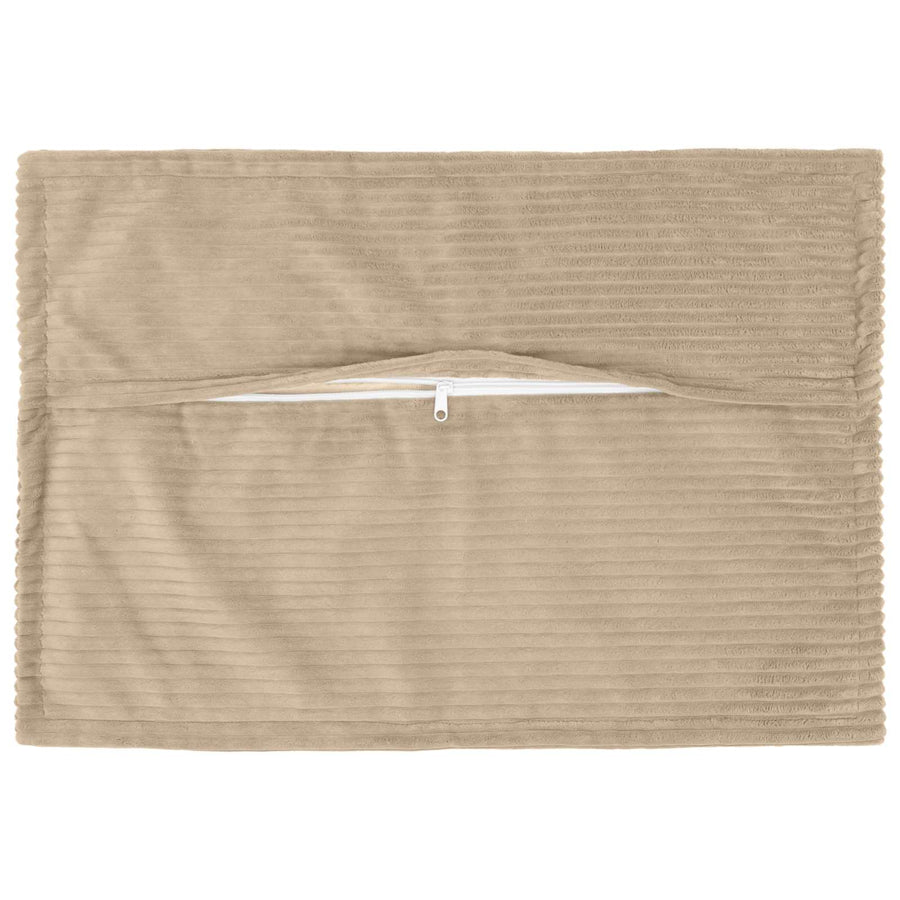 Kussensloop 6 st HOUTEN Taupe 50 x 75 cm corduroy