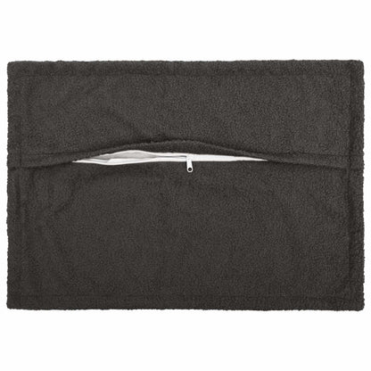 Kussensloop 6 pcs HOUTEN Donkergrijs 50 x 75 cm Bouclé