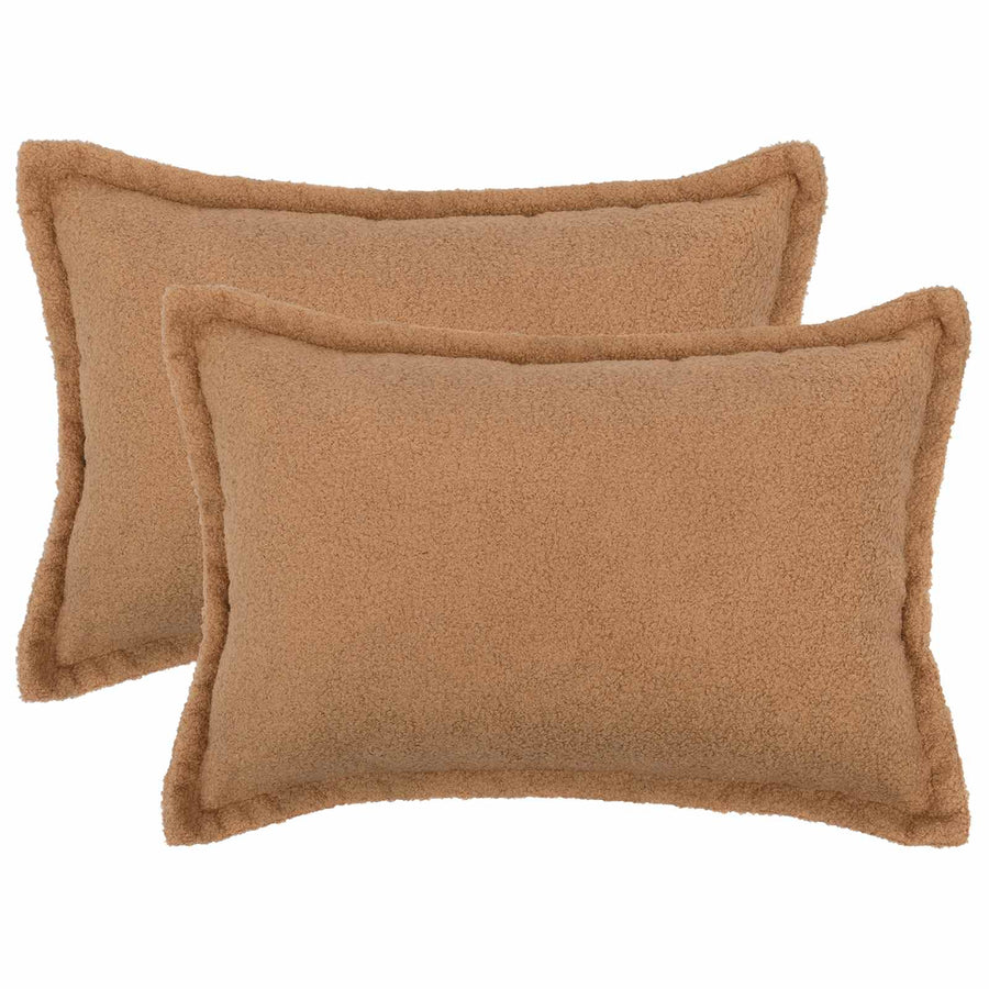 Kussensloop 2 pcs HOUTEN Beige 50 x 75 cm Bouclé