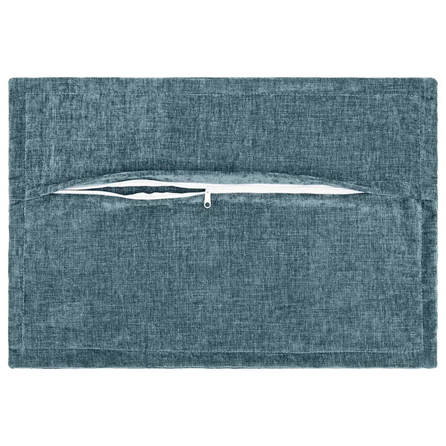 Kussensloop 2 st HOUTEN Blauw 50 x 75 cm Chenille Stof