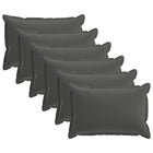 Kussensloop 6 st HOUTEN Antraciet 50 x 75 cm Polyester