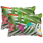 Kussensloop 2 st HOUTEN Zwart 50 x 75 cm Polyester