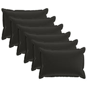 Kussenslopen 6 st meerkleurig polyester 50 x 75 cm