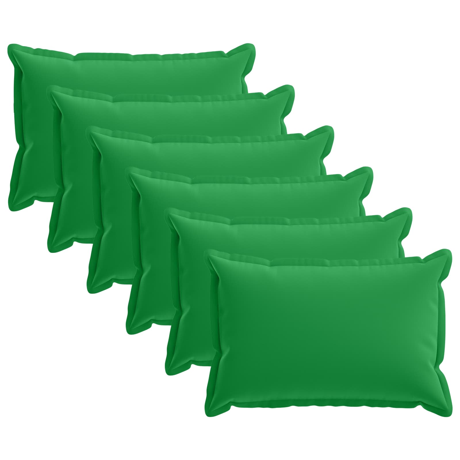 Kussensloop 6 st HOUTEN Groen 50 x 75 cm Polyester