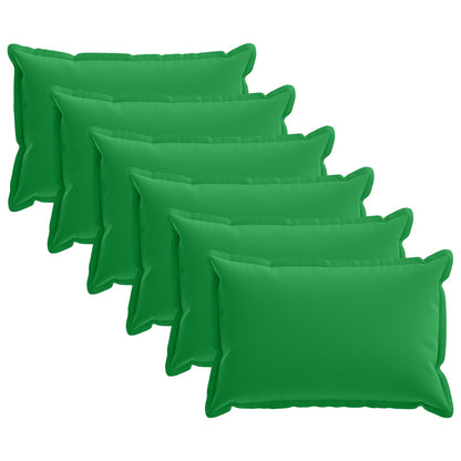 Kussensloop 6 st HOUTEN Groen 50 x 75 cm Polyester