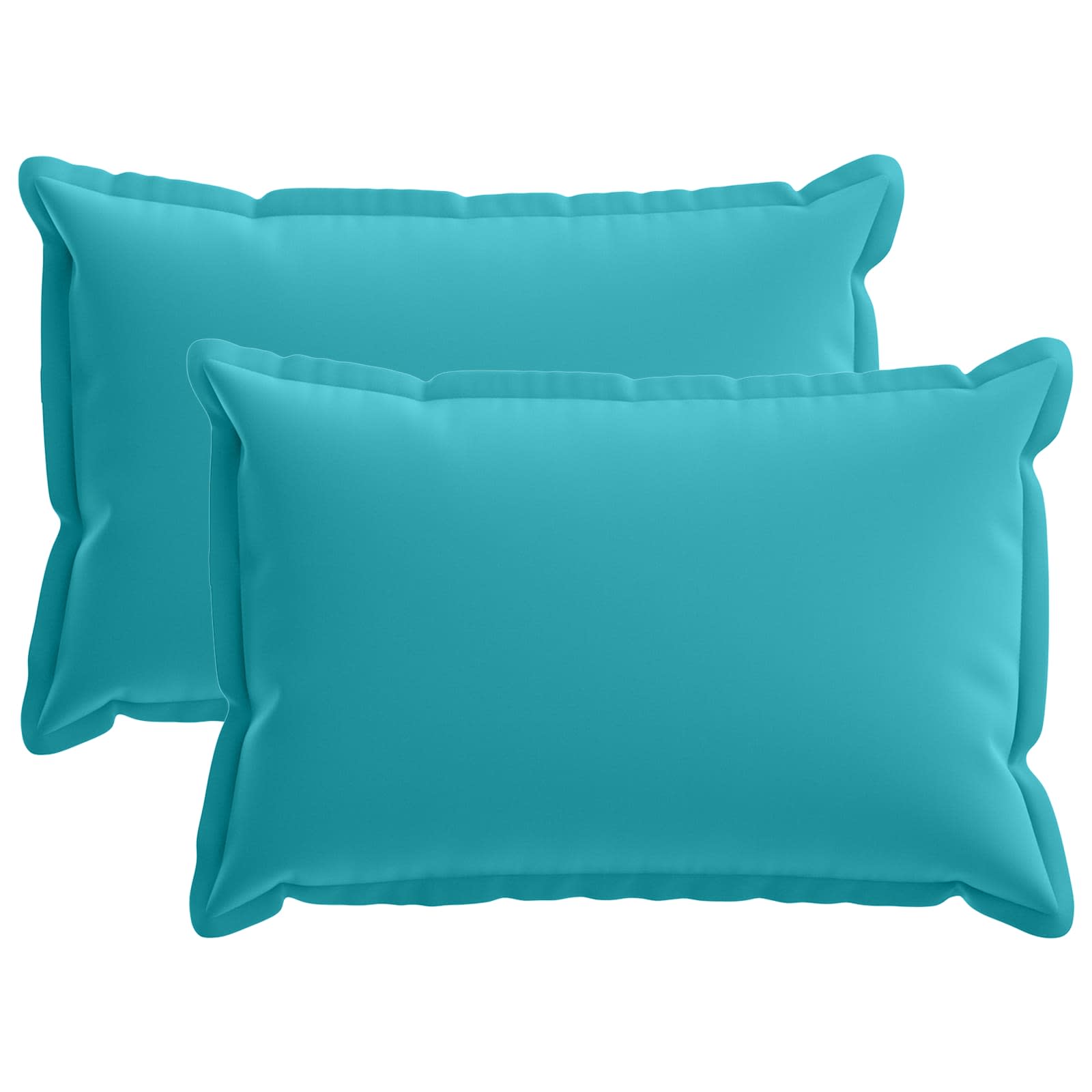 Kussensloop 2 st HOUTEN Turquoise 50 x 75 cm Polyester