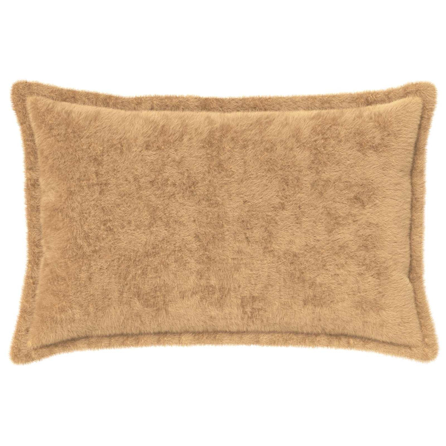 Kussensloop 2 st HOUTEN Taupe 50 x 75 cm Nep Konijnenbont