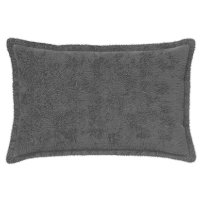 Kussensloop 2 st HOUTEN Donkergrijs 50 x 75 cm Nep Konijnenbont