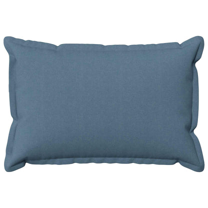 Kussensloop 6 pcs HOUTEN Jeans Blauw 50 x 80 cm Faux Linnen