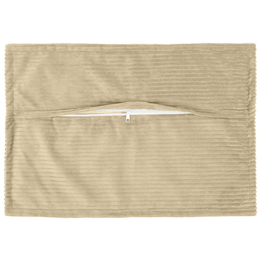 Kussensloop 2 st HOUTEN Lichtgroen Grijs 50 x 80 cm corduroy