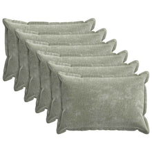 Kussensloop 6 st HOUTEN Groen 50 x 80 cm Chenille Stof
