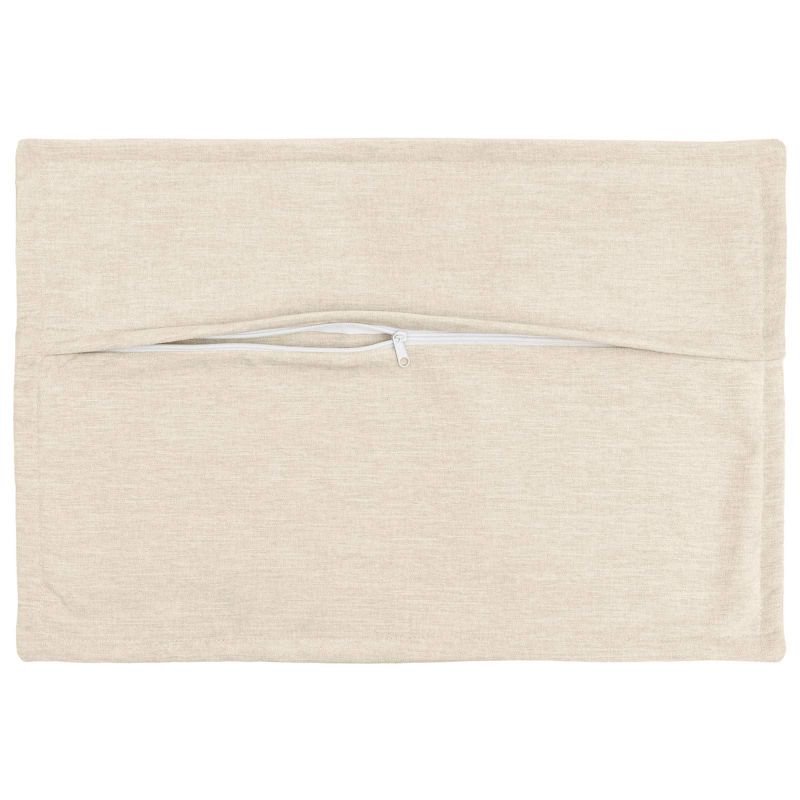 Kussensloop 2 st HOUTEN Crèmekleurig 50 x 80 cm Chenille Stof