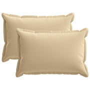 Kussensloop 50x80 cm polyester beige (2 stuks)