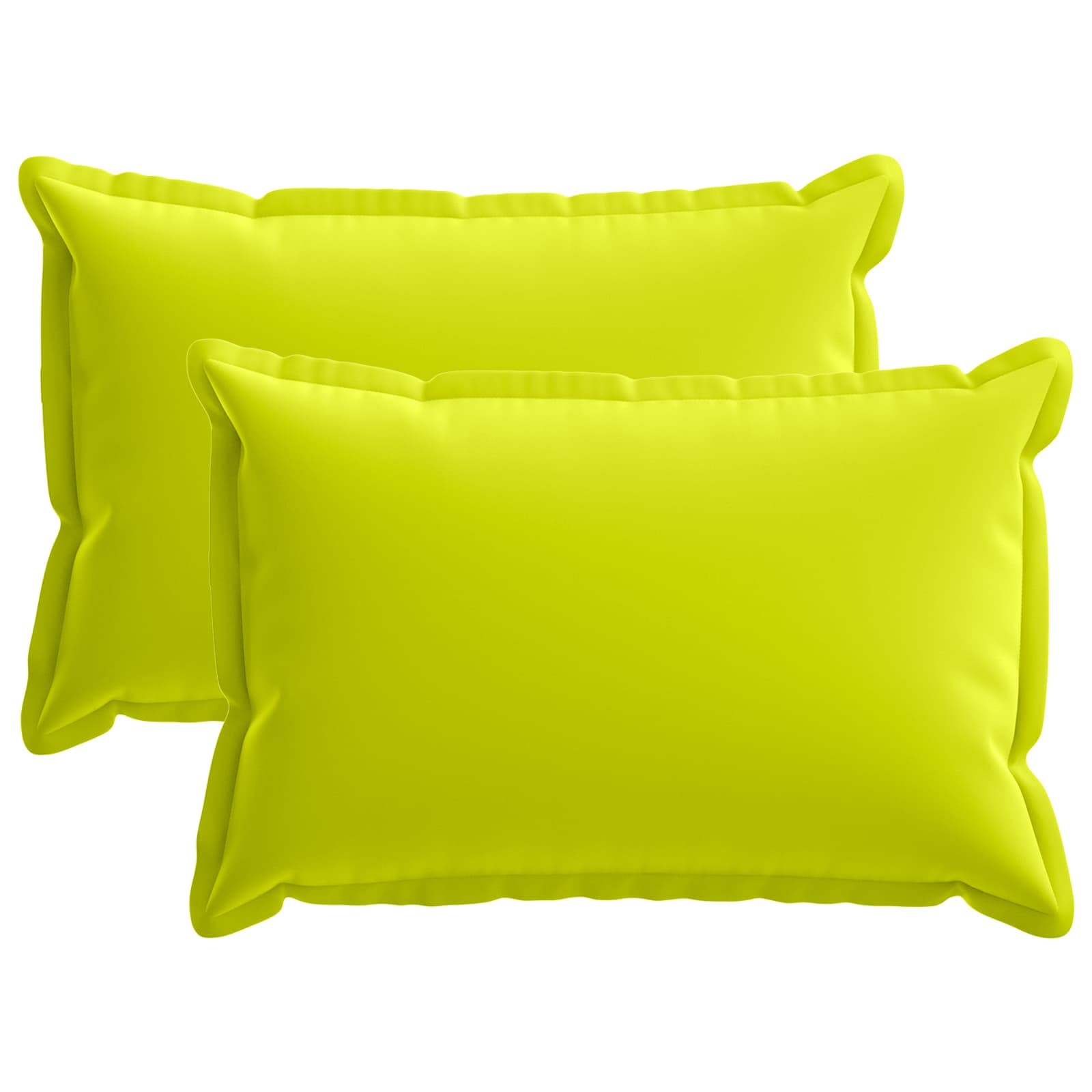 Kussensloop 2 st HOUTEN Helder groen 50 x 80 cm Polyester