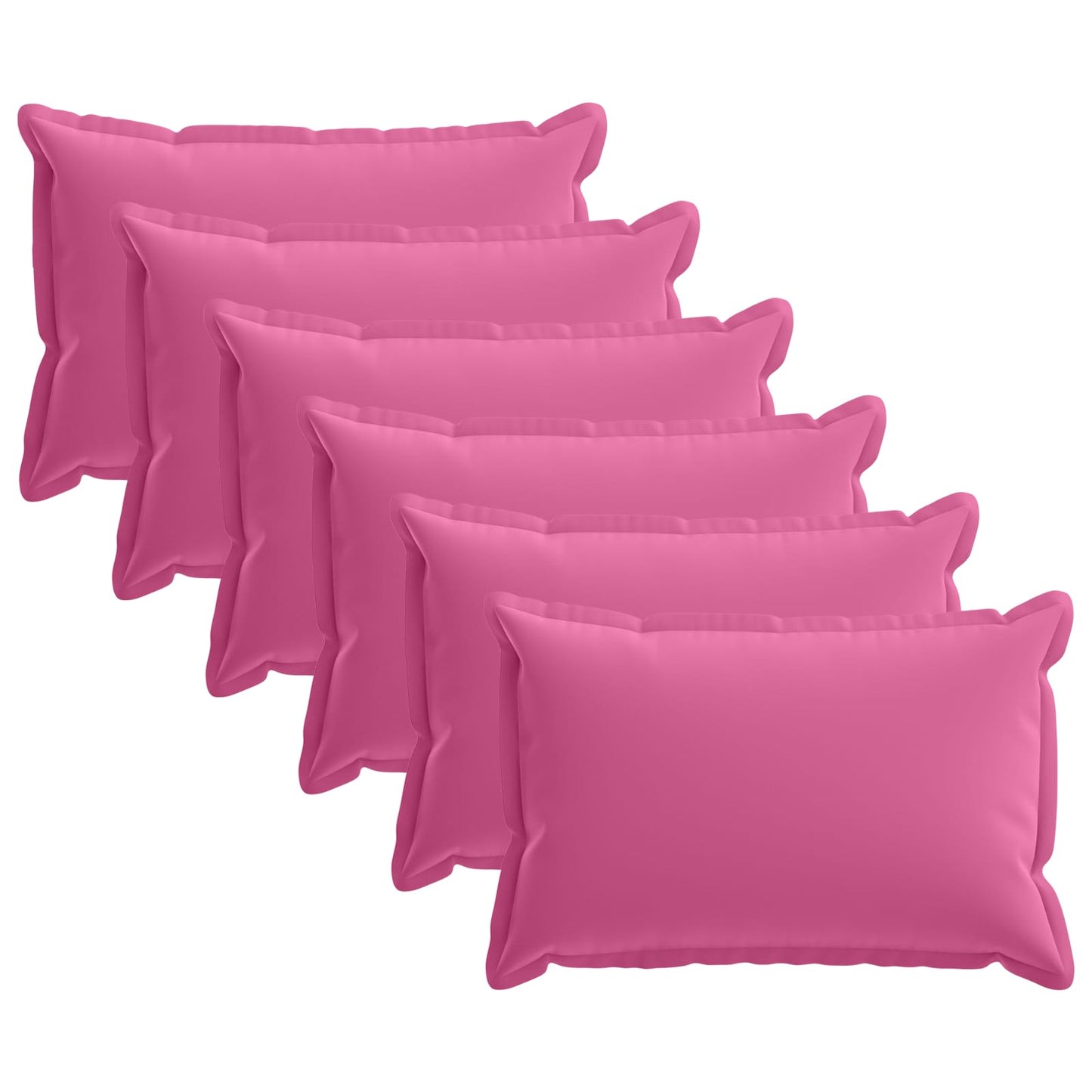 Kussensloop 6 st HOUTEN Roze 50 x 80 cm Polyester