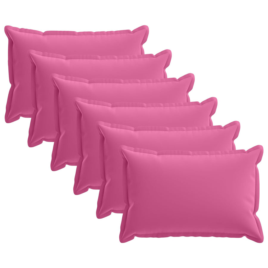 Kussensloop 6 st HOUTEN Roze 50 x 80 cm Polyester