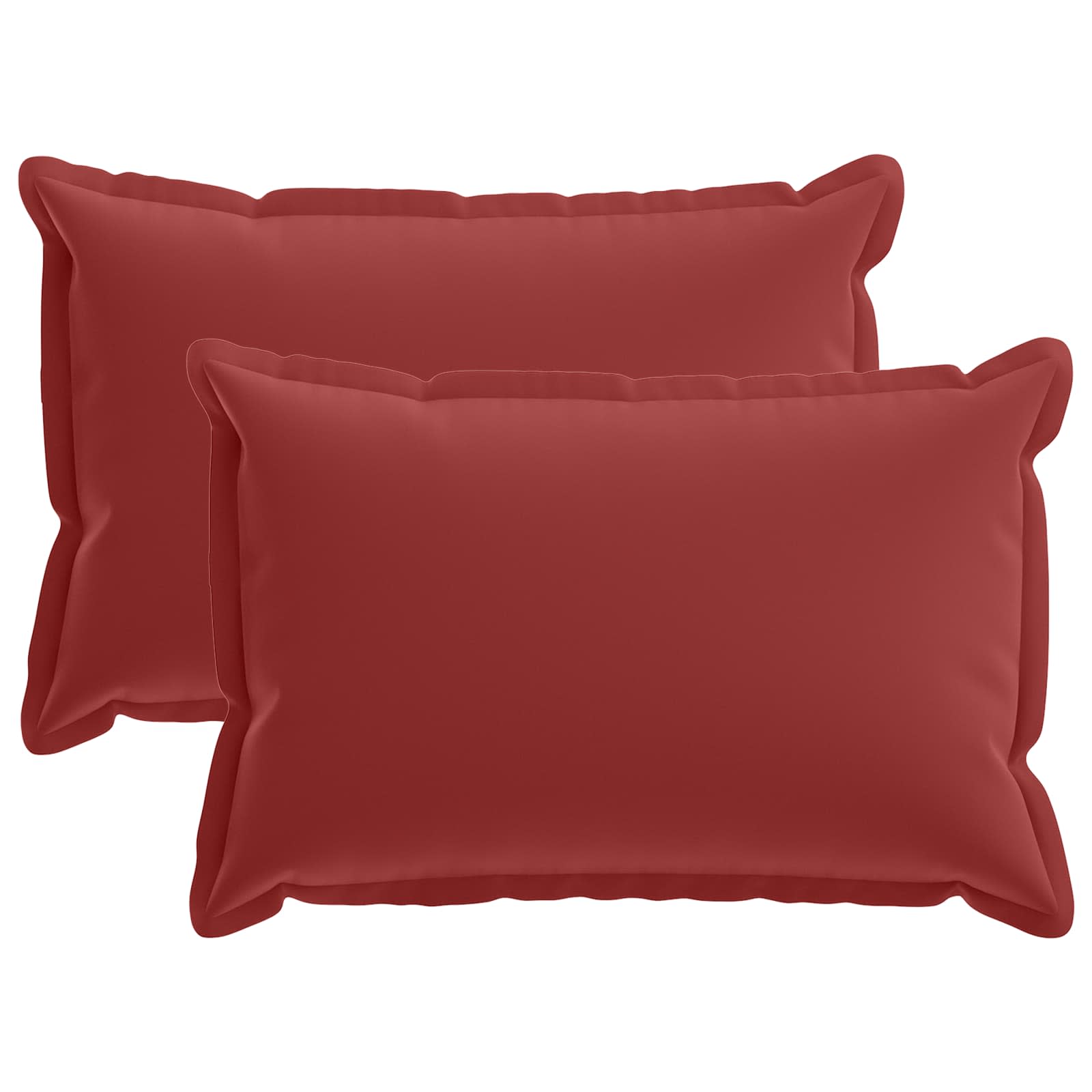 Kussensloop 2 st HOUTEN Wijnrood 50 x 80 cm Polyester
