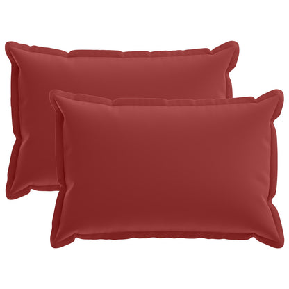 Kussensloop 2 st HOUTEN Wijnrood 50 x 80 cm Polyester