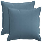 Kussensloop 55 x 55 cm jeansblauw (2 stuks)
