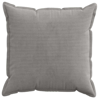 Kussensloop 2 st HOUTEN Lichtgrijs 55 x 55 cm corduroy