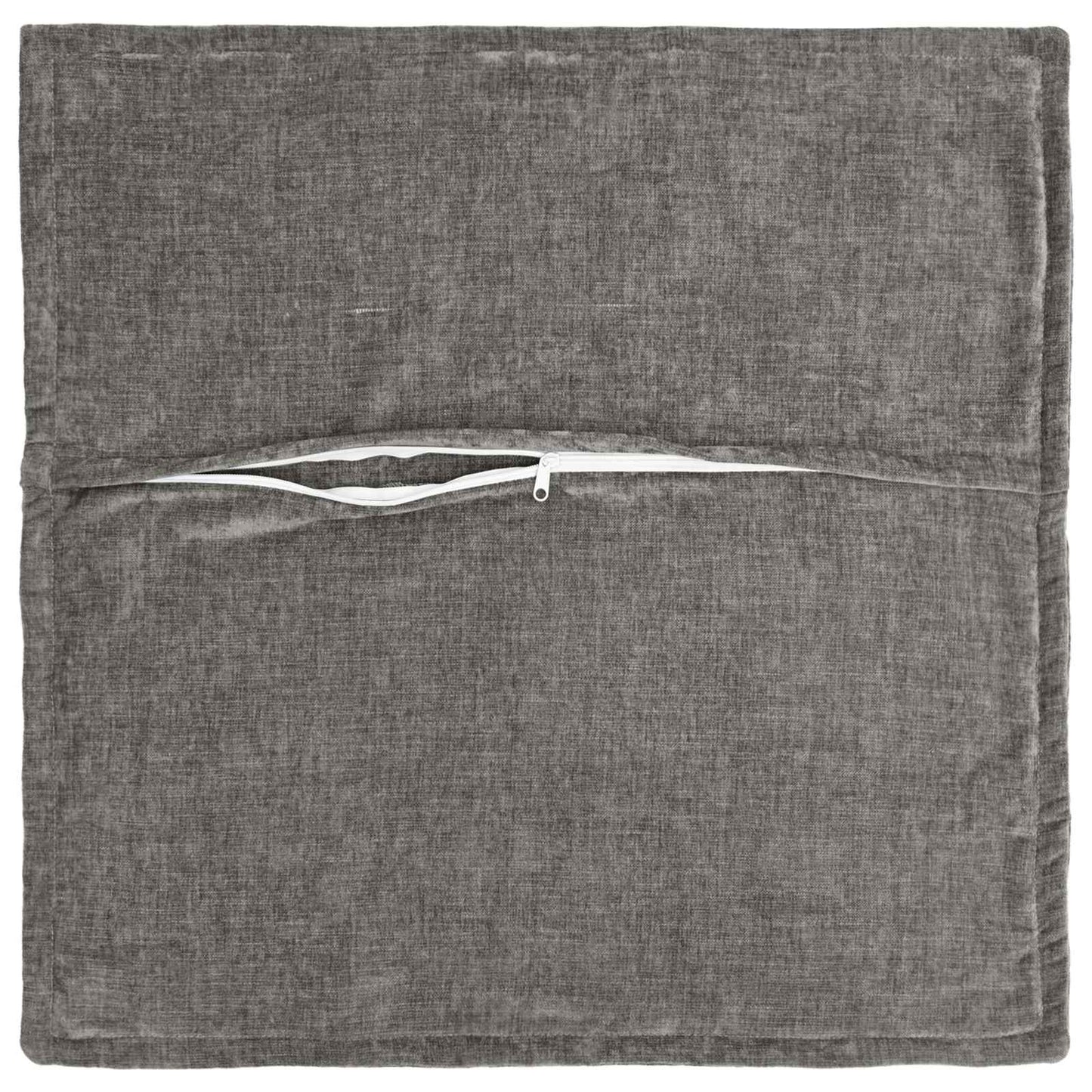 Kussensloop 2 st HOUTEN Donkergrijs 55 x 55 cm Chenille Stof