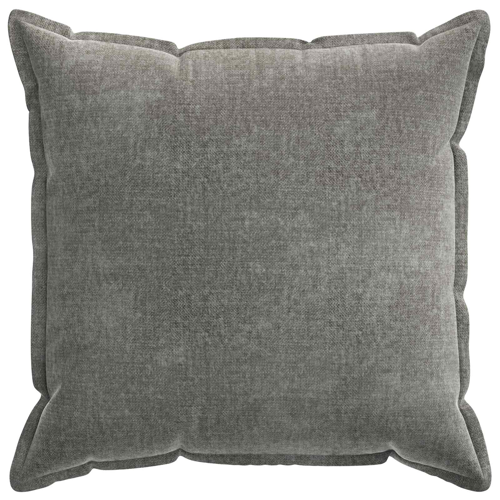 Kussensloop 2 st HOUTEN Donkergrijs 55 x 55 cm Chenille Stof