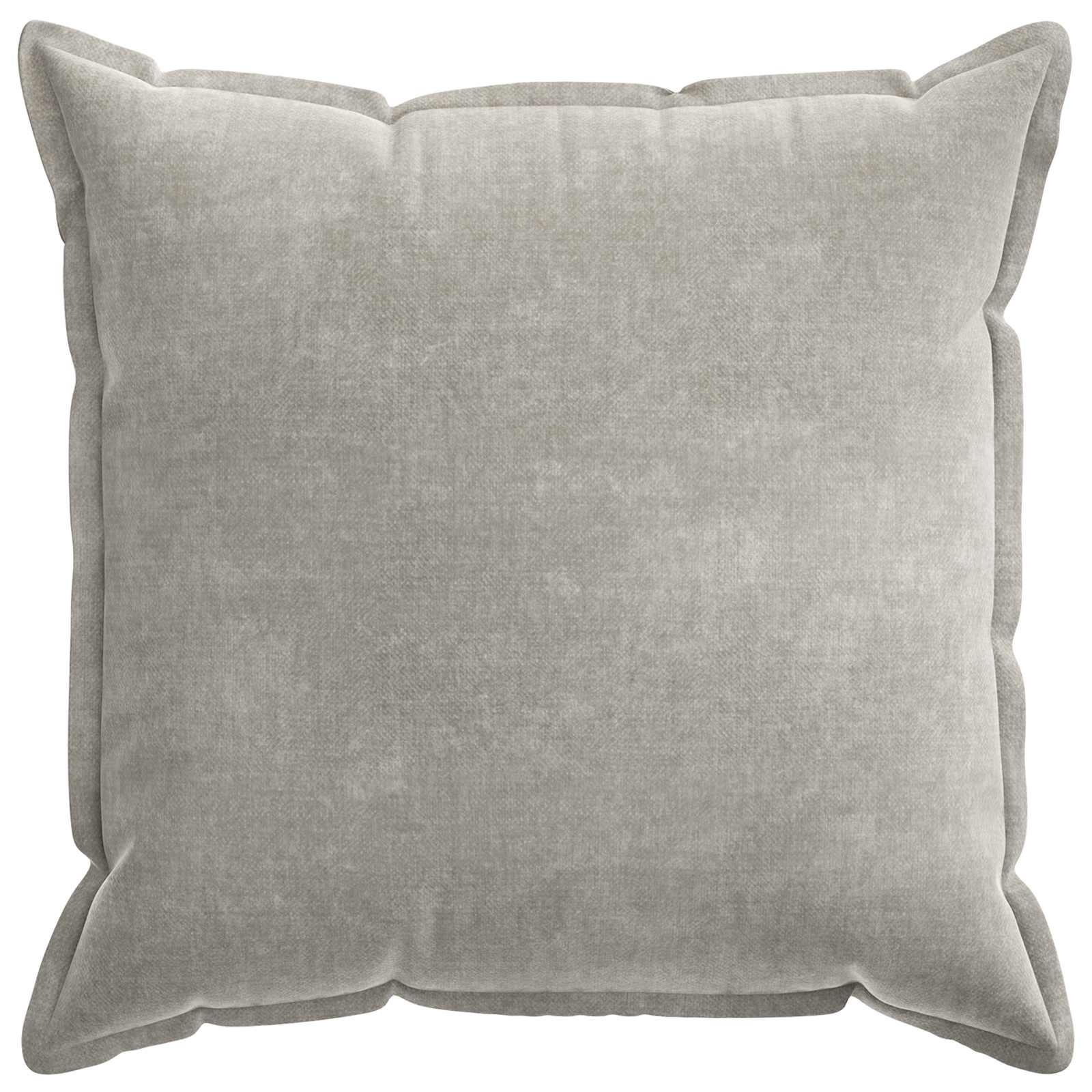 Kussensloop 2 st HOUTEN Lichtgrijs 55 x 55 cm Chenille Stof