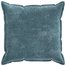 Kussensloop 6 st HOUTEN Blauw 55 x 55 cm Chenille Stof