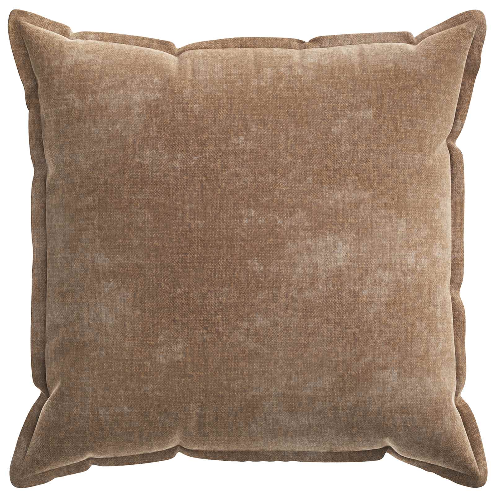 Kussensloop 2 st HOUTEN Bruin 55 x 55 cm Chenille Stof