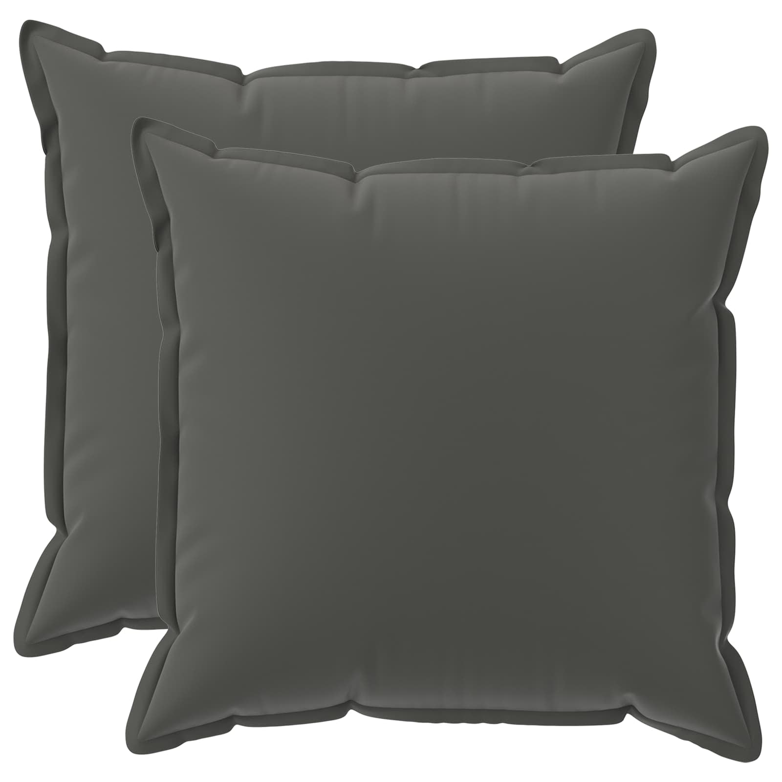 Kussensloop 2 st HOUTEN Antraciet 55 x 55 cm Polyester